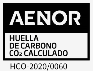 Aenor Huella de carbono logotipo